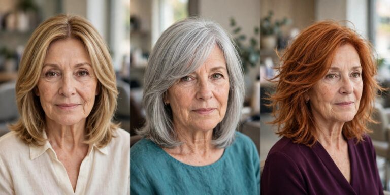 Shoulder Length Haircuts for Women Over 50 With Layers