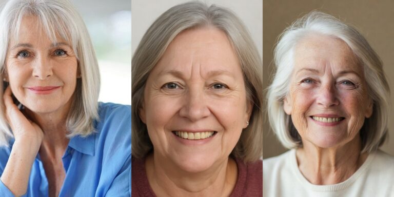 21 Shoulder Length Haircuts for Women Over 70 With Gray Hair