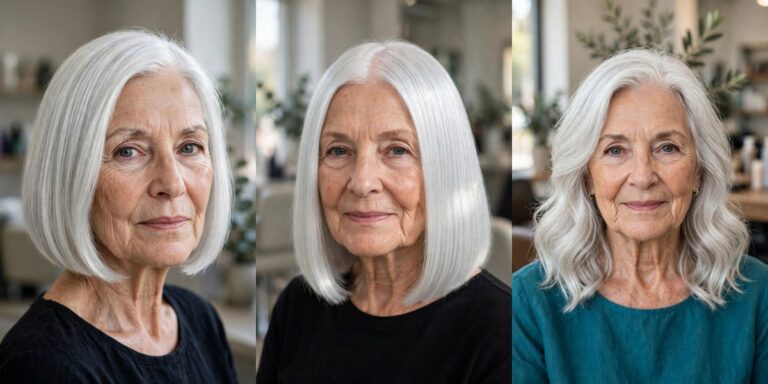 Silver Hair Ideas for Women Over 60: Cuts That Make Gray Glow