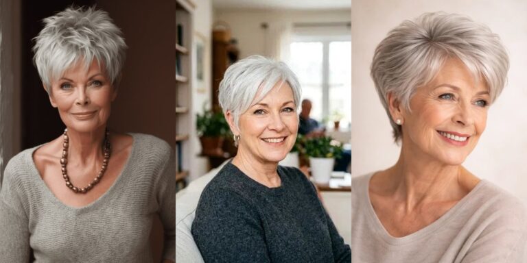 25 Silver Short Hairstyles for Women Over 70 With Modern Shape