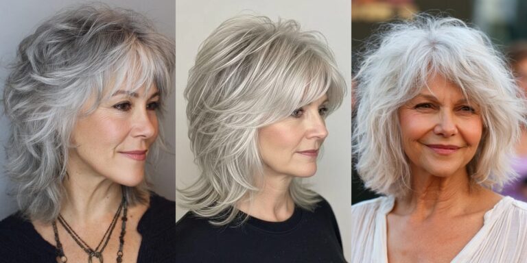 20 Soft Shag Haircuts for Women Over 70