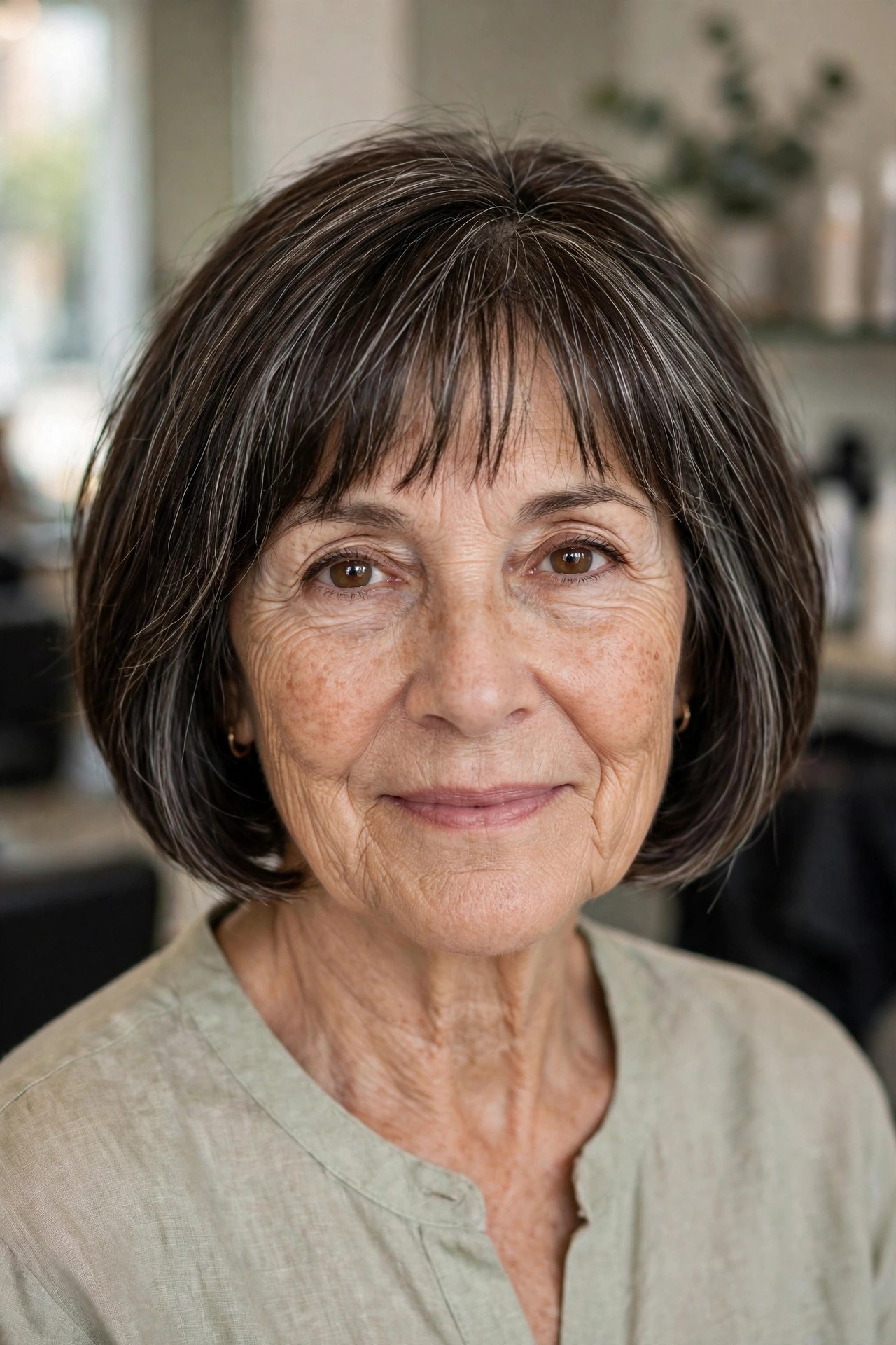 The French Bob on a woman over 50 - trendy 2026 haircut