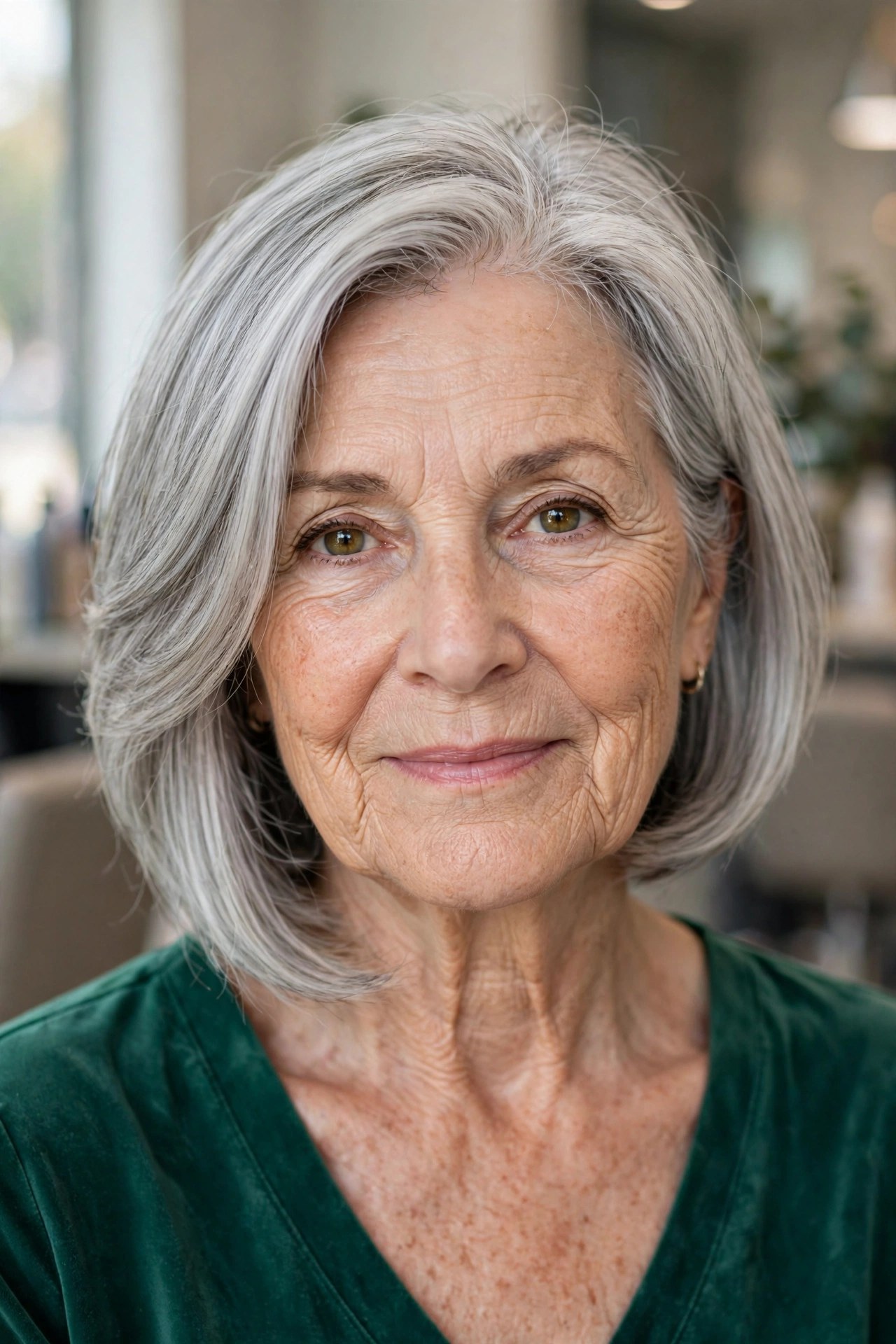Soft Asymmetric Lob on a woman over 60