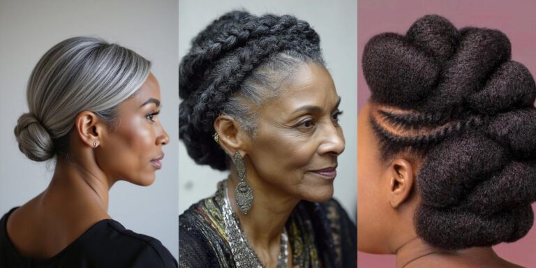 15 Flattering Updo Hairstyles for Older Black Women