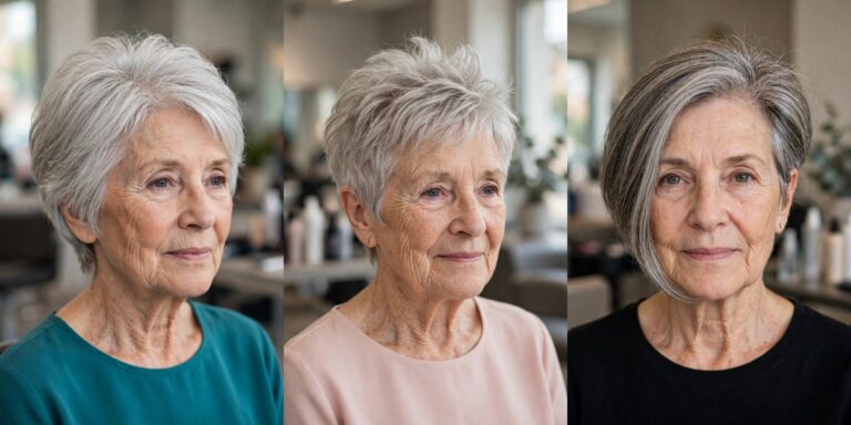 Volumizing Short Haircuts for Women Over 60 With Flat Hair