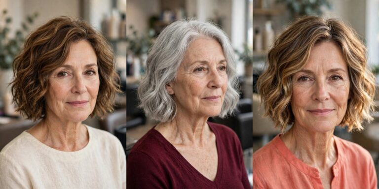 Wavy Bob Haircuts for Women Over 50 That Look Effortless