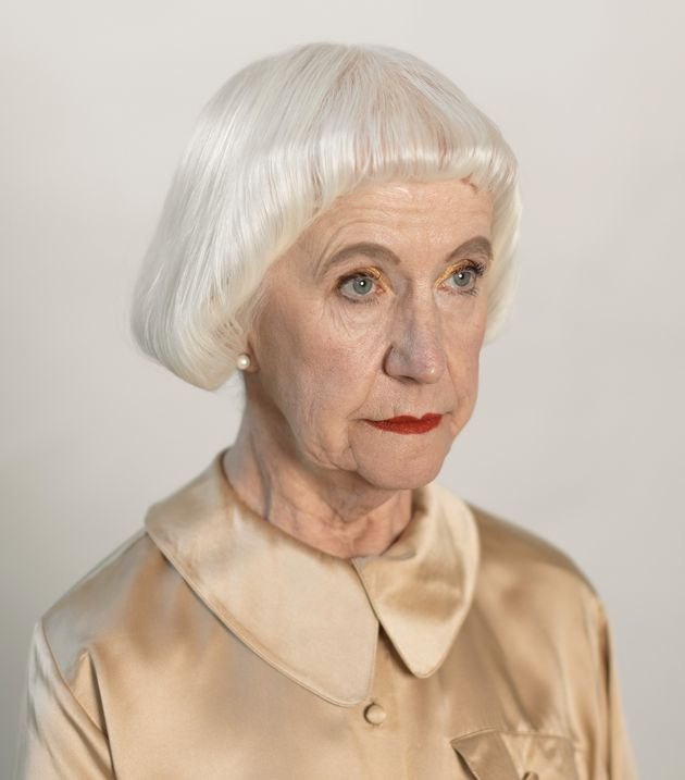 The Rounded White Pageboy - white hair haircut on a woman over 70